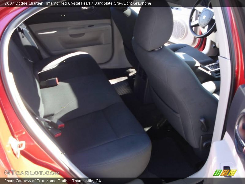 Inferno Red Crystal Pearl / Dark Slate Gray/Light Graystone 2007 Dodge Charger
