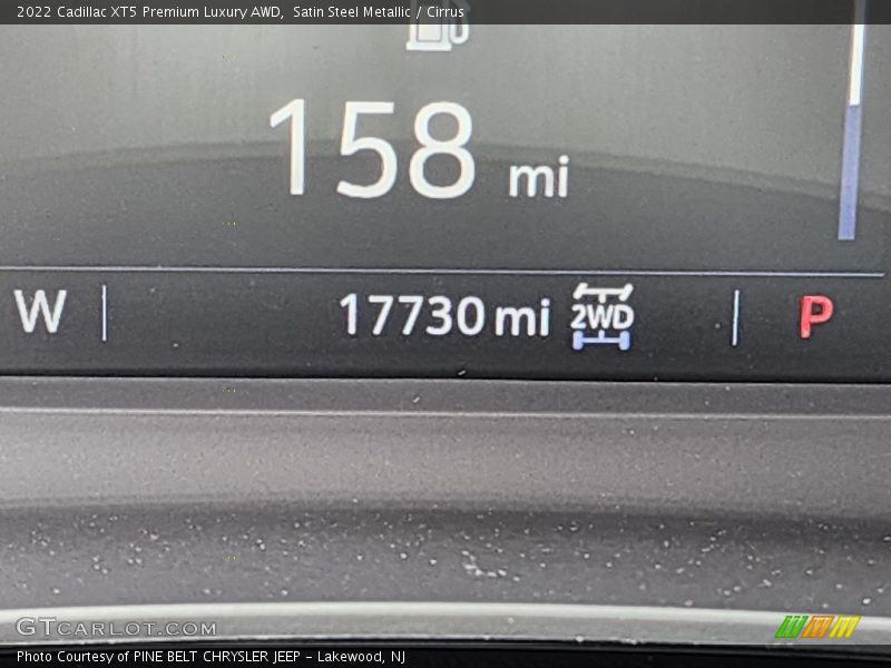 Satin Steel Metallic / Cirrus 2022 Cadillac XT5 Premium Luxury AWD