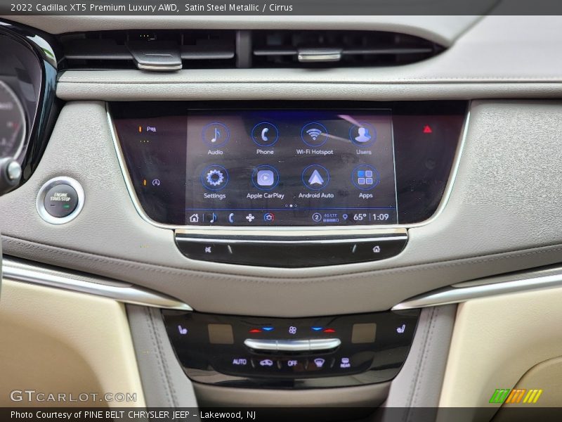 Satin Steel Metallic / Cirrus 2022 Cadillac XT5 Premium Luxury AWD