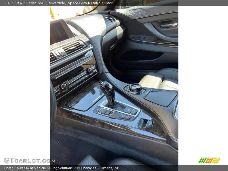 Space Gray Metallic / Black 2017 BMW 6 Series 650i Convertible
