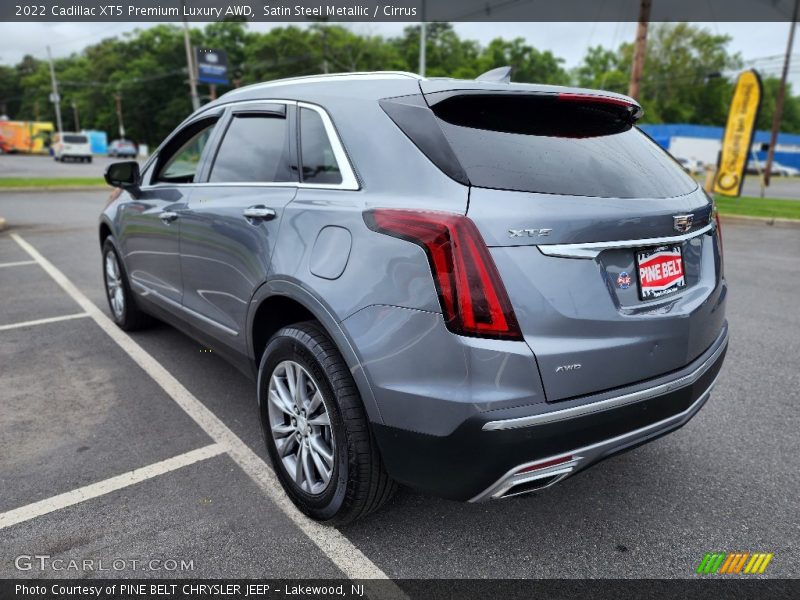 Satin Steel Metallic / Cirrus 2022 Cadillac XT5 Premium Luxury AWD