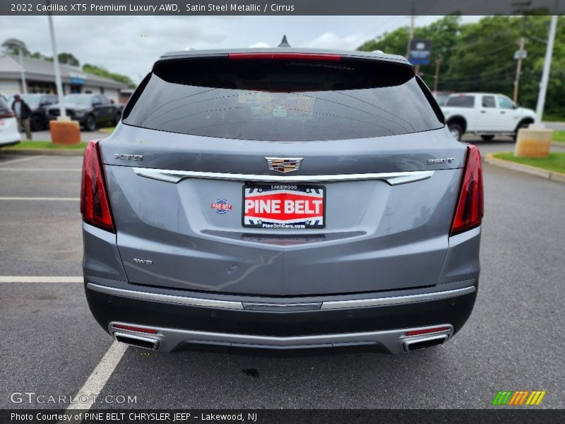 Satin Steel Metallic / Cirrus 2022 Cadillac XT5 Premium Luxury AWD