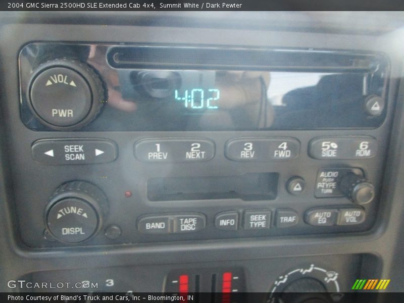 Summit White / Dark Pewter 2004 GMC Sierra 2500HD SLE Extended Cab 4x4