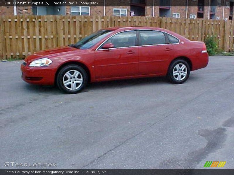 Precision Red / Ebony Black 2008 Chevrolet Impala LS