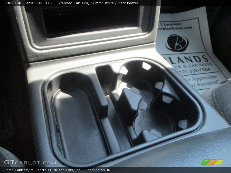 Summit White / Dark Pewter 2004 GMC Sierra 2500HD SLE Extended Cab 4x4