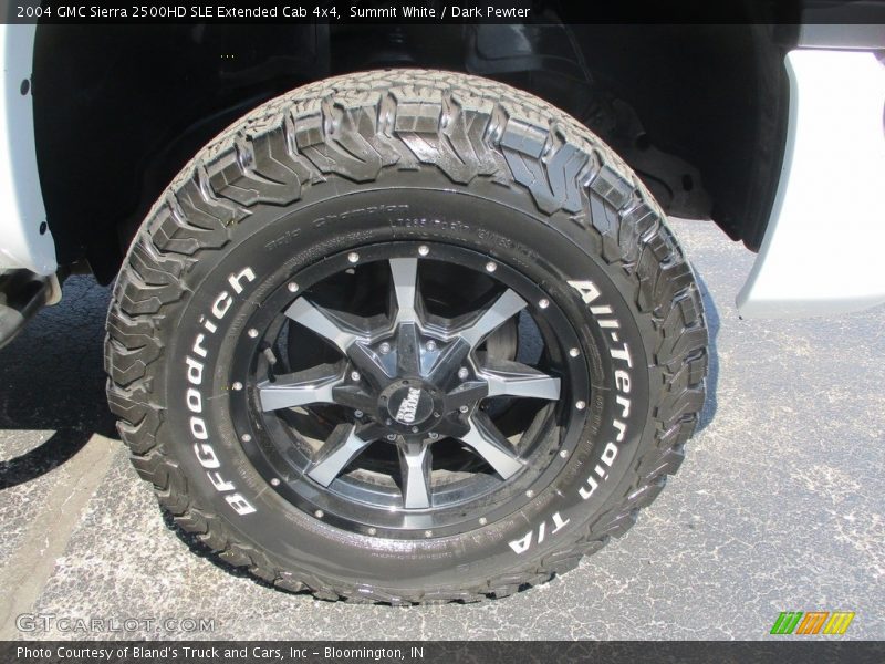 Summit White / Dark Pewter 2004 GMC Sierra 2500HD SLE Extended Cab 4x4