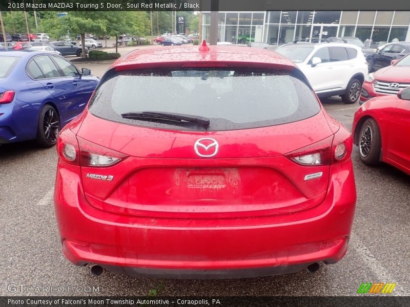 Soul Red Metallic / Black 2018 Mazda MAZDA3 Touring 5 Door