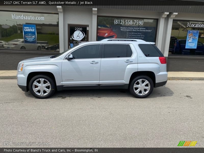 Quicksilver Metallic / Jet Black 2017 GMC Terrain SLT AWD