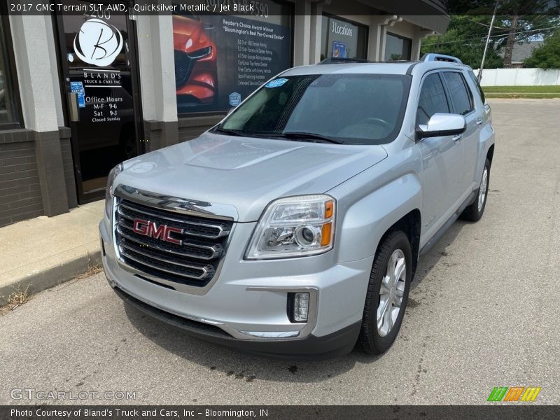 Quicksilver Metallic / Jet Black 2017 GMC Terrain SLT AWD