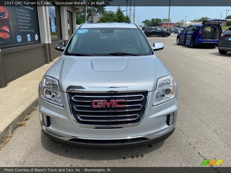 Quicksilver Metallic / Jet Black 2017 GMC Terrain SLT AWD