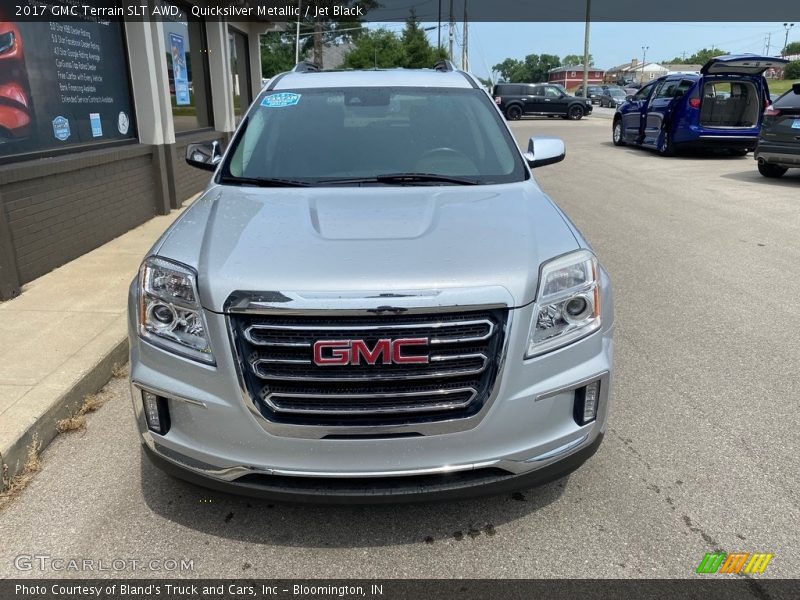 Quicksilver Metallic / Jet Black 2017 GMC Terrain SLT AWD
