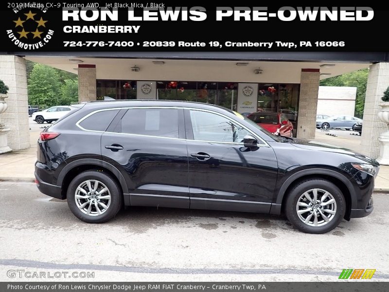 Jet Black Mica / Black 2019 Mazda CX-9 Touring AWD