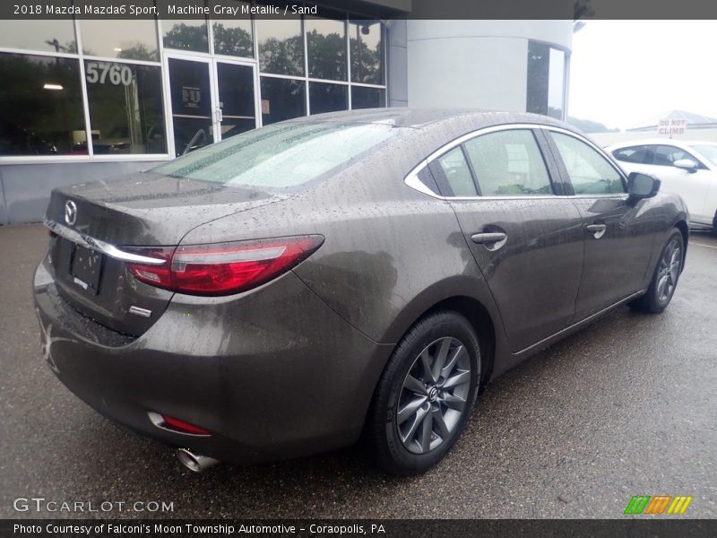 Machine Gray Metallic / Sand 2018 Mazda Mazda6 Sport