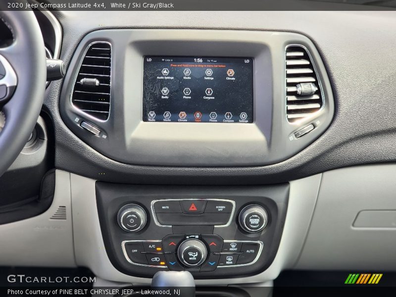 Controls of 2020 Compass Latitude 4x4