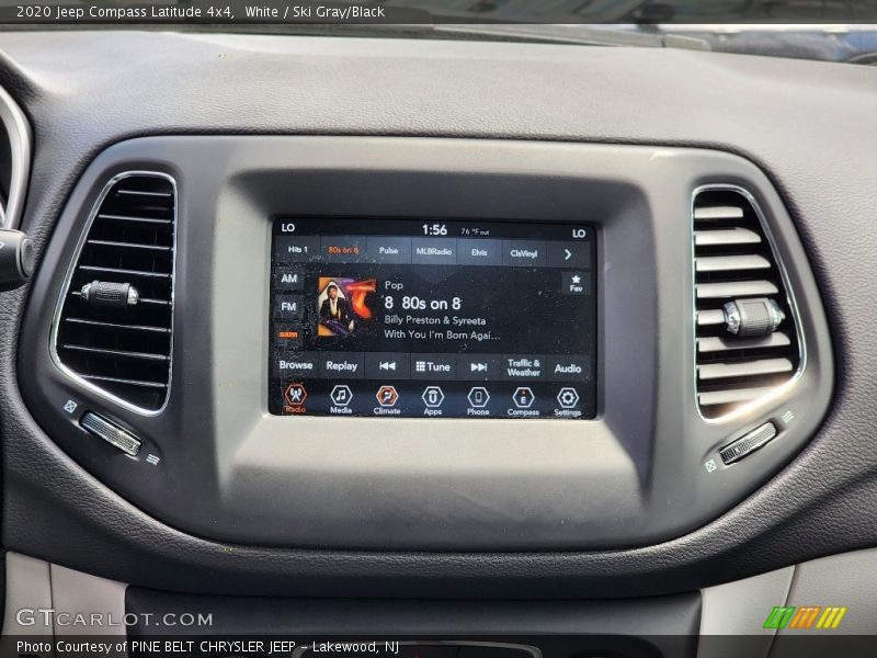 Controls of 2020 Compass Latitude 4x4