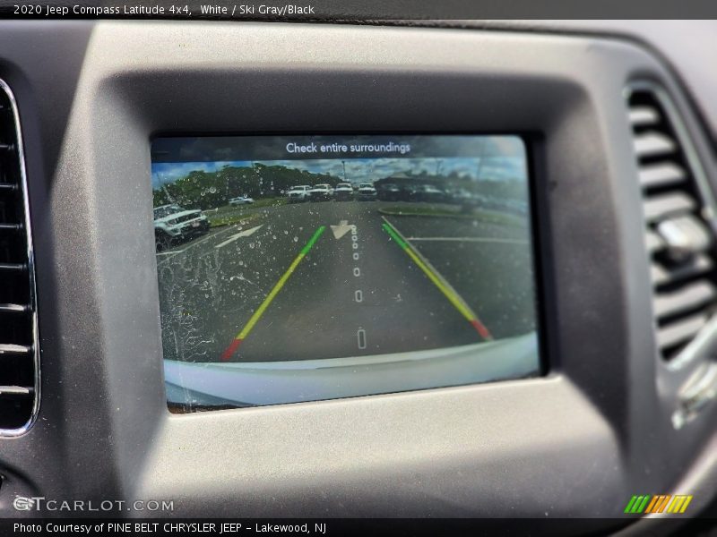 White / Ski Gray/Black 2020 Jeep Compass Latitude 4x4