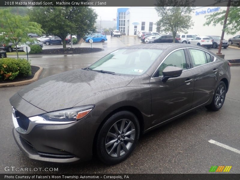 Machine Gray Metallic / Sand 2018 Mazda Mazda6 Sport