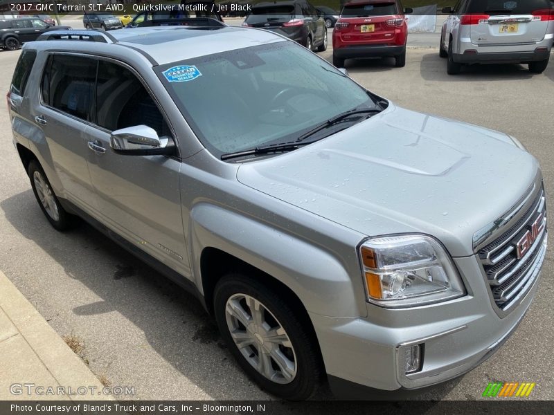 Quicksilver Metallic / Jet Black 2017 GMC Terrain SLT AWD