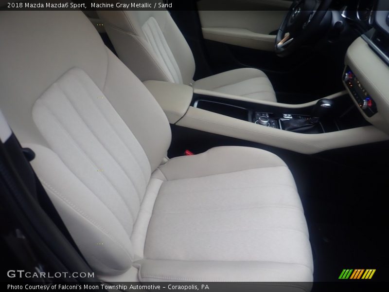 Machine Gray Metallic / Sand 2018 Mazda Mazda6 Sport