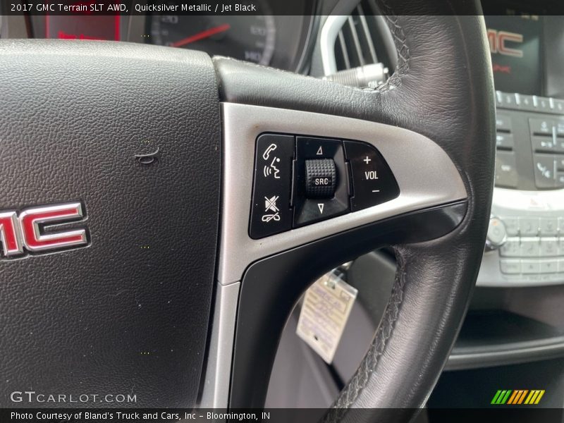 Quicksilver Metallic / Jet Black 2017 GMC Terrain SLT AWD