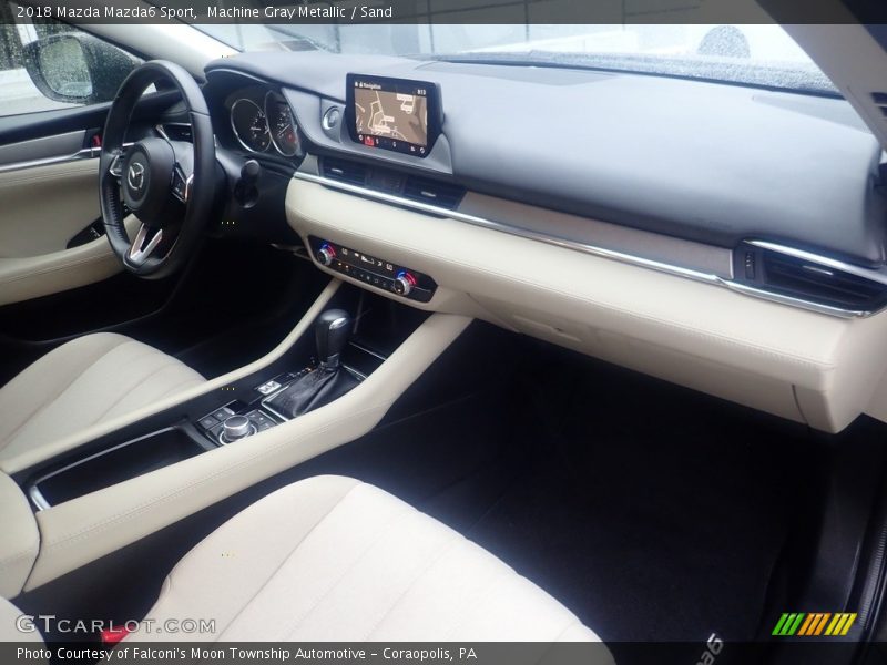 Machine Gray Metallic / Sand 2018 Mazda Mazda6 Sport