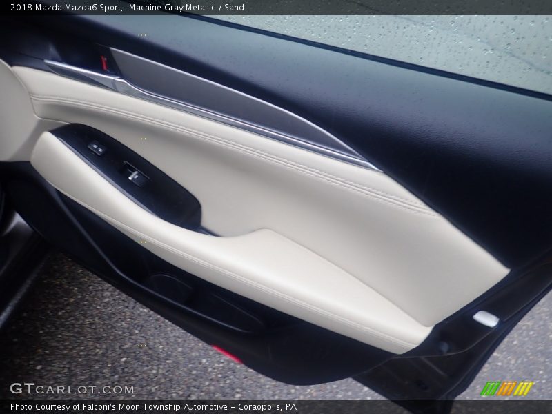 Machine Gray Metallic / Sand 2018 Mazda Mazda6 Sport