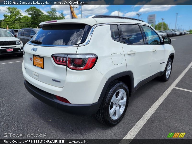 White / Ski Gray/Black 2020 Jeep Compass Latitude 4x4