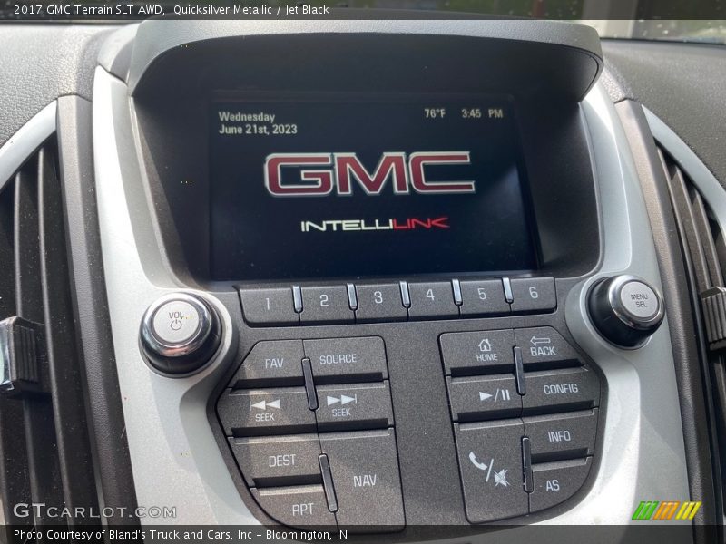 Quicksilver Metallic / Jet Black 2017 GMC Terrain SLT AWD