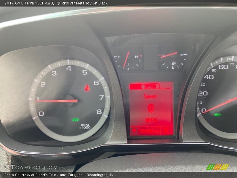 Quicksilver Metallic / Jet Black 2017 GMC Terrain SLT AWD