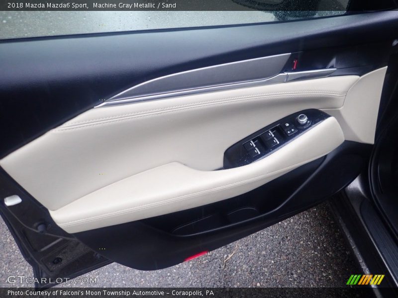Machine Gray Metallic / Sand 2018 Mazda Mazda6 Sport
