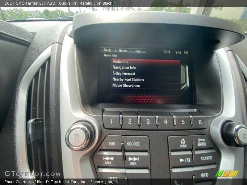 Quicksilver Metallic / Jet Black 2017 GMC Terrain SLT AWD