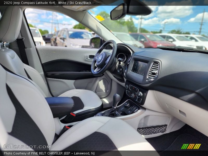 White / Ski Gray/Black 2020 Jeep Compass Latitude 4x4