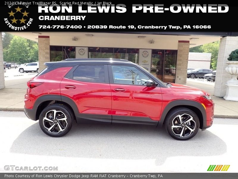Scarlet Red Metallic / Jet Black 2021 Chevrolet TrailBlazer RS