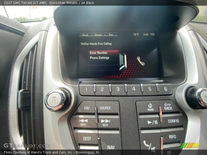 Quicksilver Metallic / Jet Black 2017 GMC Terrain SLT AWD