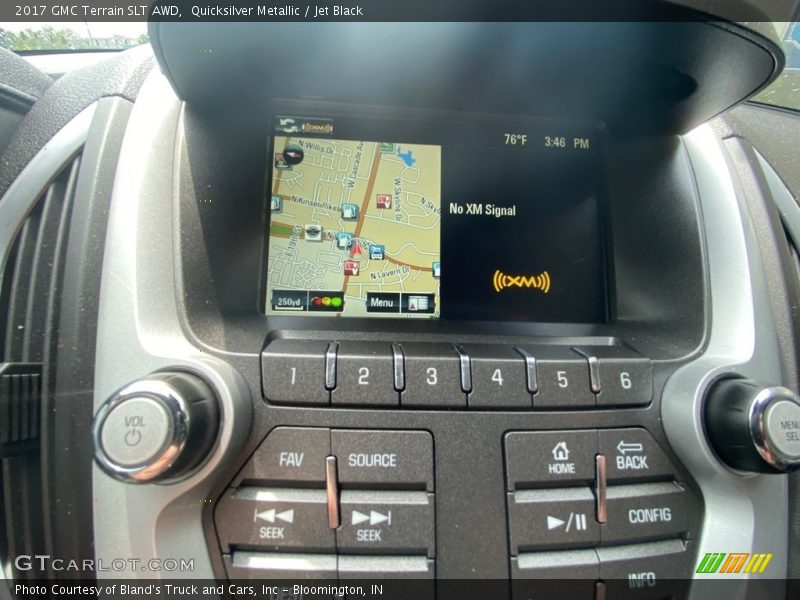 Quicksilver Metallic / Jet Black 2017 GMC Terrain SLT AWD