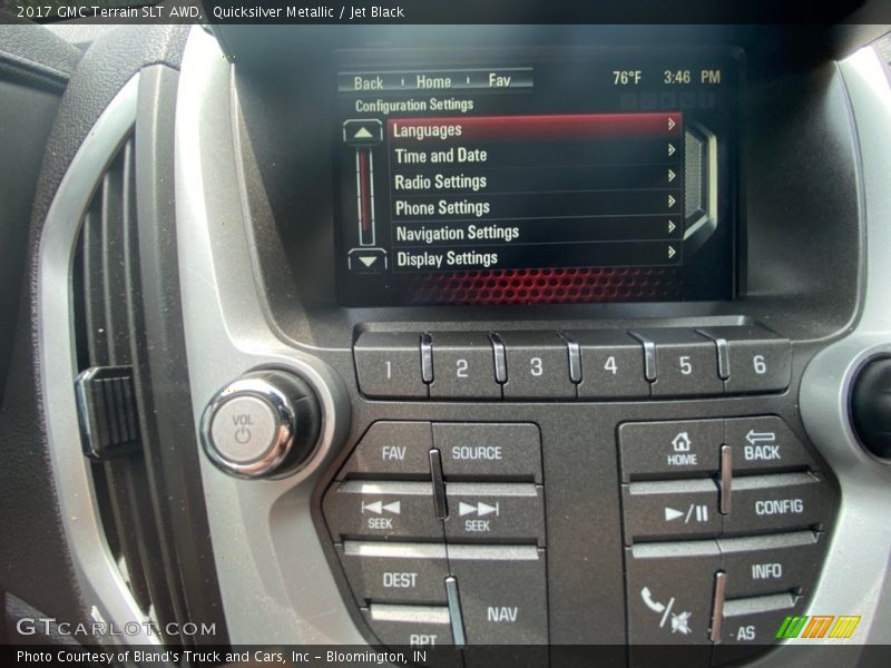 Quicksilver Metallic / Jet Black 2017 GMC Terrain SLT AWD