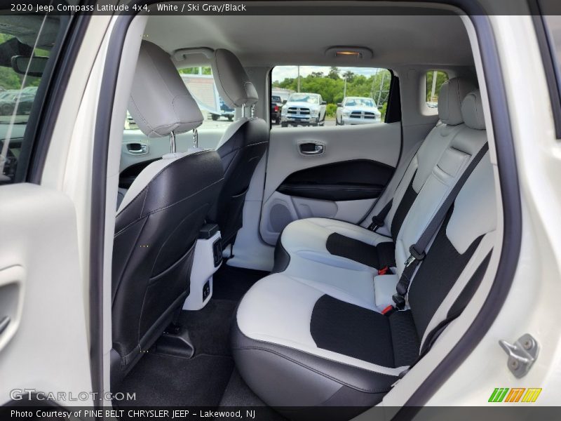 White / Ski Gray/Black 2020 Jeep Compass Latitude 4x4