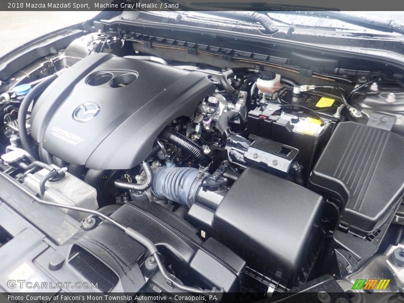 Machine Gray Metallic / Sand 2018 Mazda Mazda6 Sport