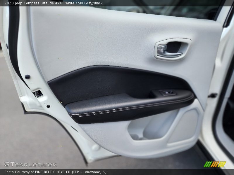 White / Ski Gray/Black 2020 Jeep Compass Latitude 4x4