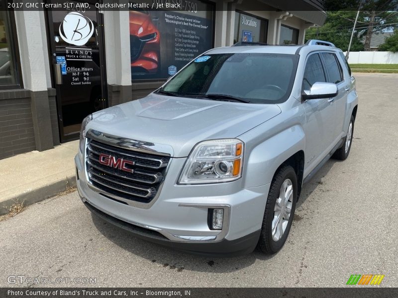 Quicksilver Metallic / Jet Black 2017 GMC Terrain SLT AWD