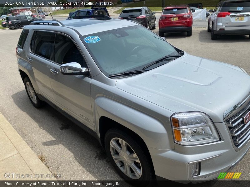 Quicksilver Metallic / Jet Black 2017 GMC Terrain SLT AWD