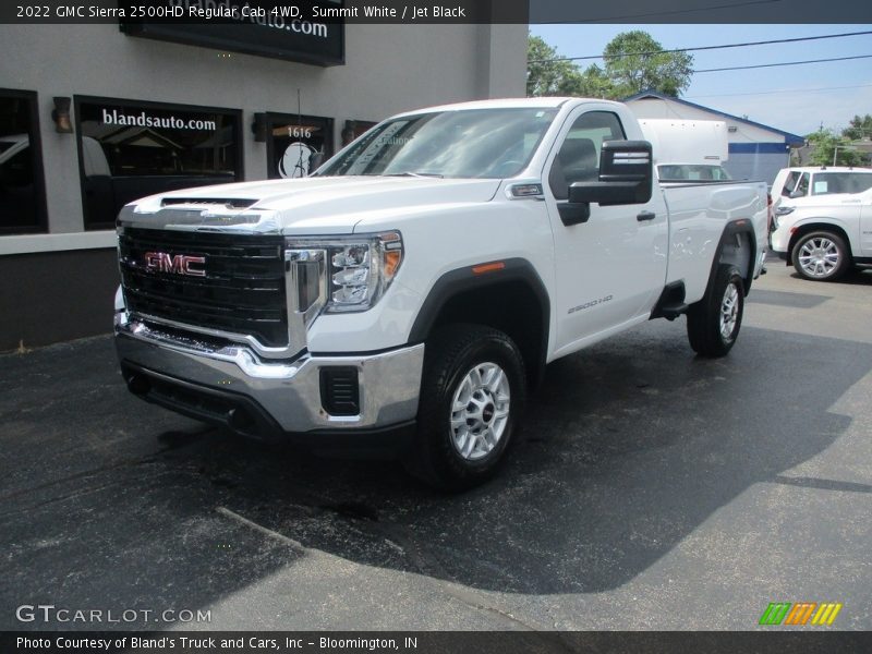 Summit White / Jet Black 2022 GMC Sierra 2500HD Regular Cab 4WD