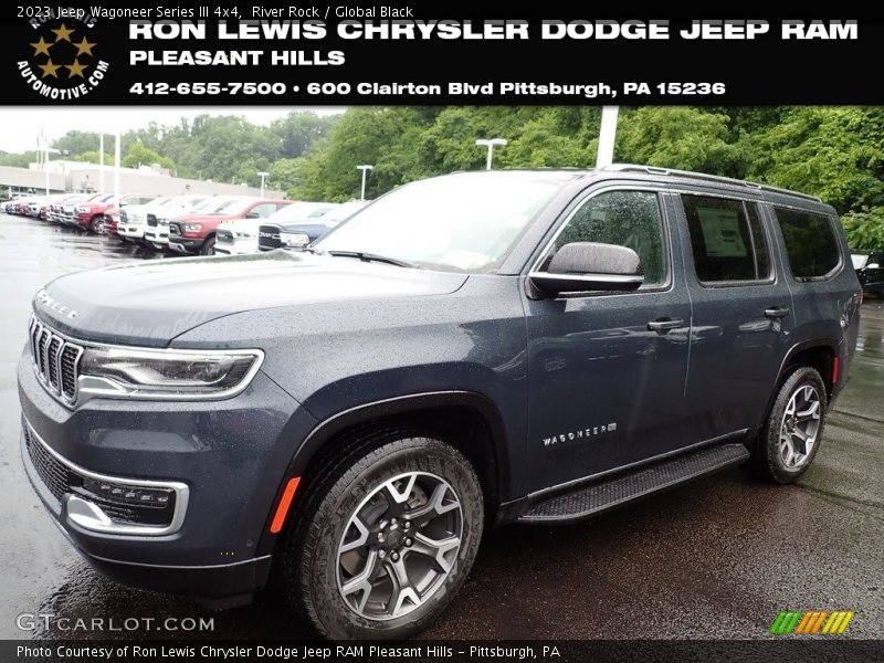 River Rock / Global Black 2023 Jeep Wagoneer Series III 4x4