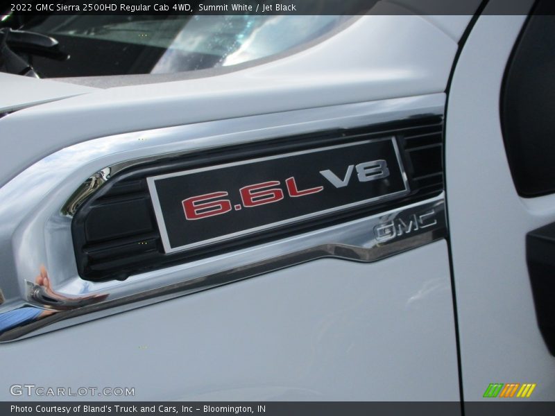 Summit White / Jet Black 2022 GMC Sierra 2500HD Regular Cab 4WD