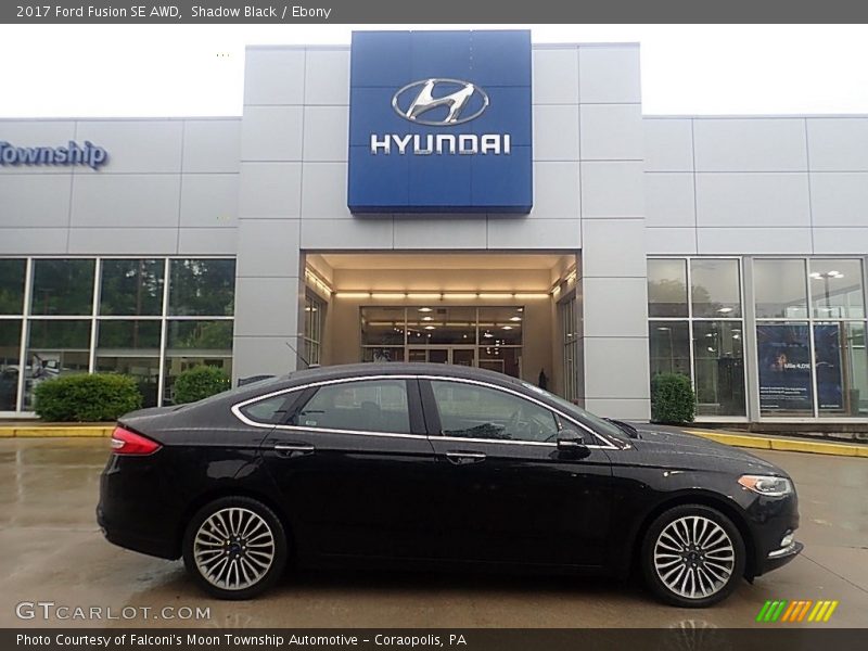 Shadow Black / Ebony 2017 Ford Fusion SE AWD