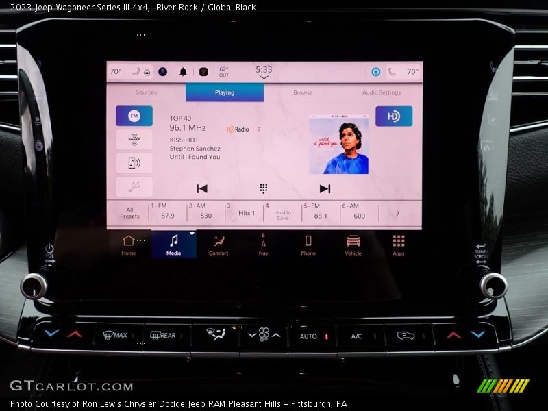 Controls of 2023 Wagoneer Series III 4x4