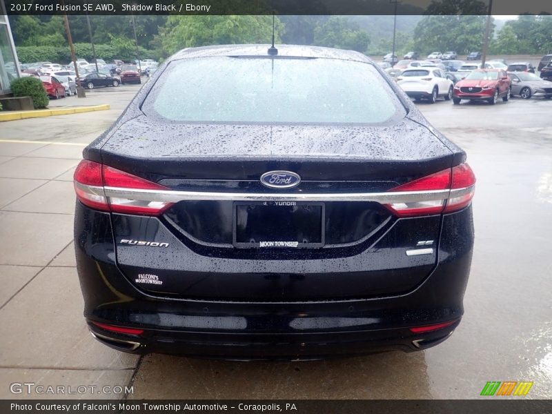 Shadow Black / Ebony 2017 Ford Fusion SE AWD