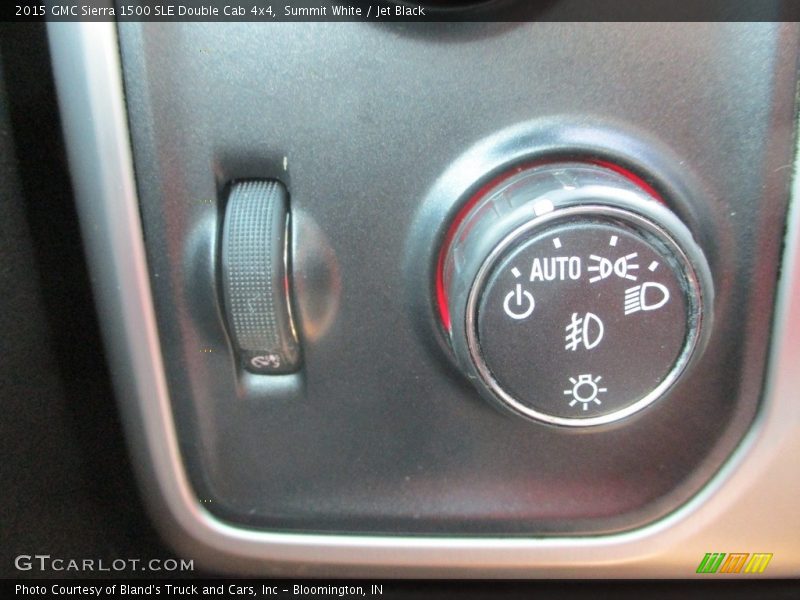 Summit White / Jet Black 2015 GMC Sierra 1500 SLE Double Cab 4x4