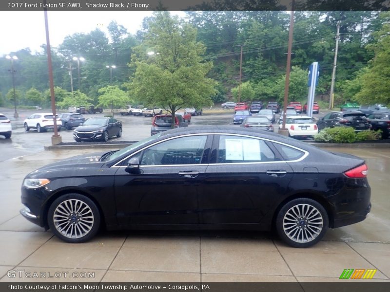 Shadow Black / Ebony 2017 Ford Fusion SE AWD