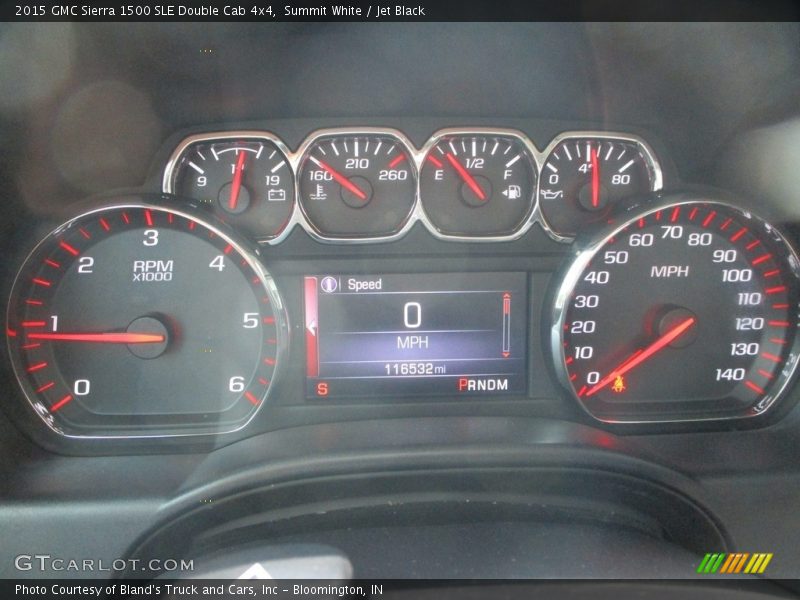 Summit White / Jet Black 2015 GMC Sierra 1500 SLE Double Cab 4x4